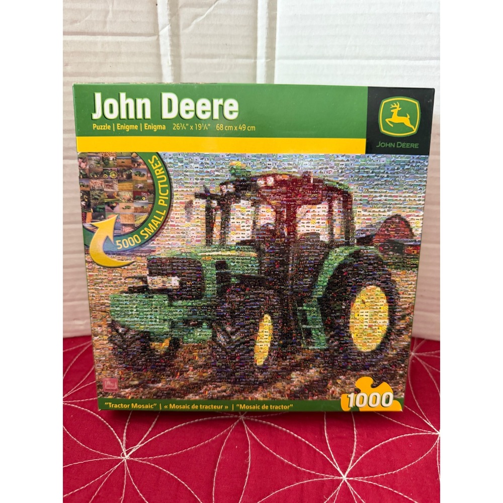 John Deere Tractor Mosaic 1000 Piece Jigsaw Puzzle MasterPieces 71101 2010